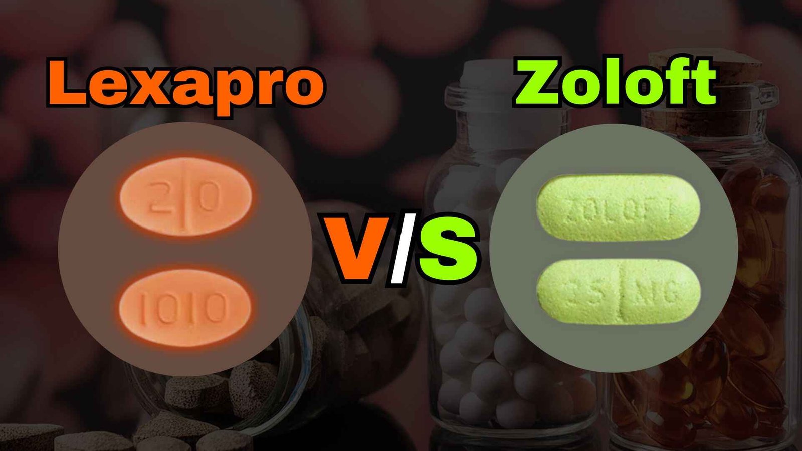 lexapro vs zoloft