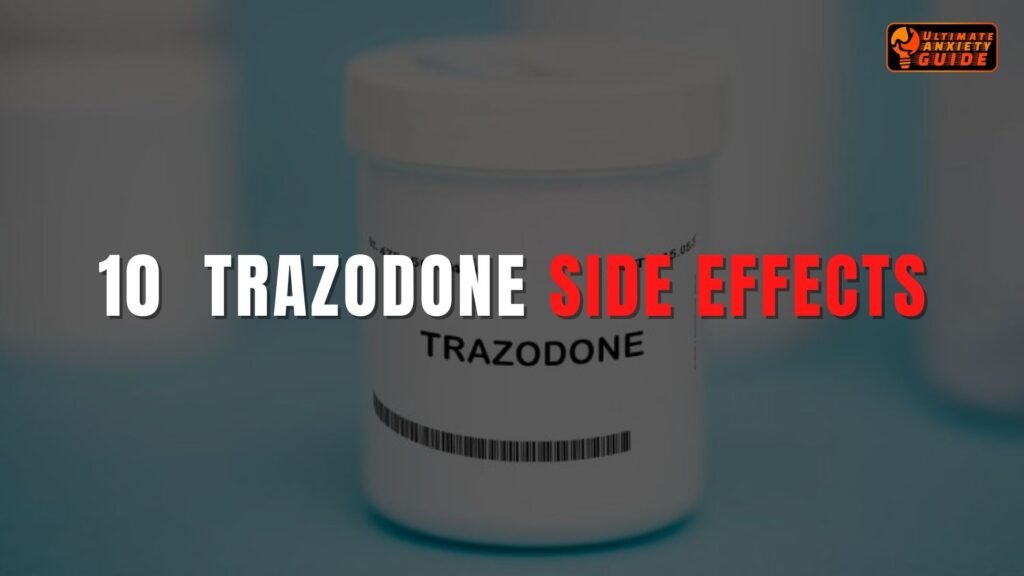 trazodone for sleep 10 trazodone side effects