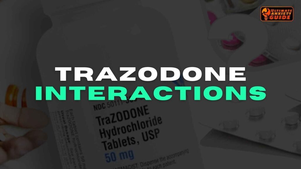 trazodone for sleep trazodone interactions