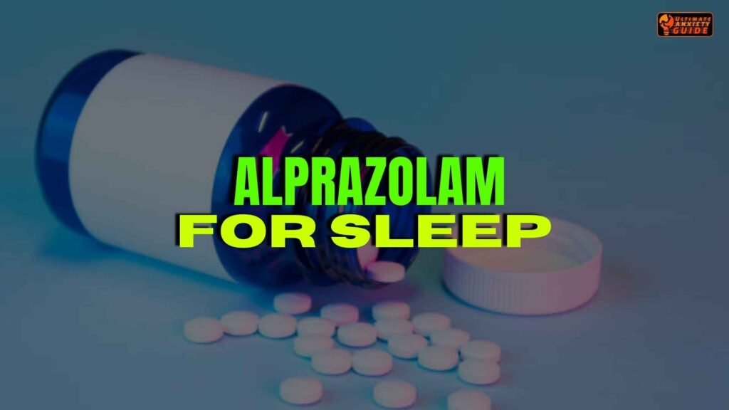 alprazolam for sleep